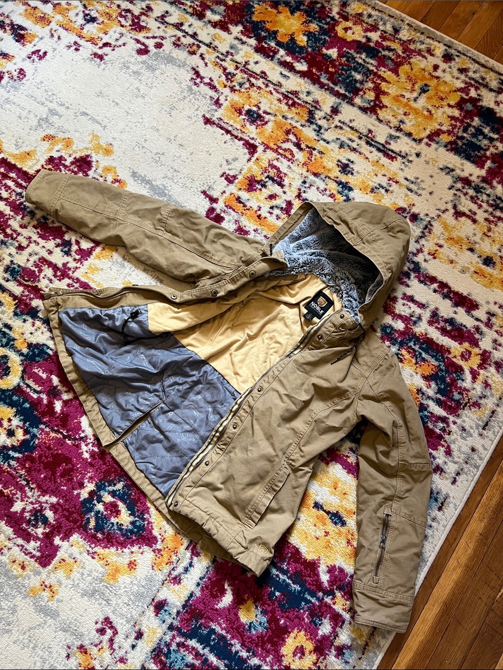 Noble Equestrian Stable Ready Canvas Jacket Women’s Small Tan